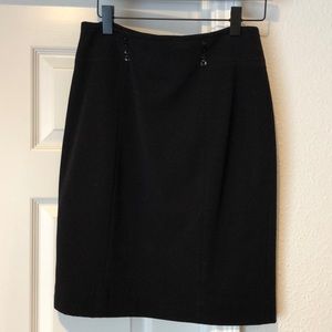 Classic black pencil skirt